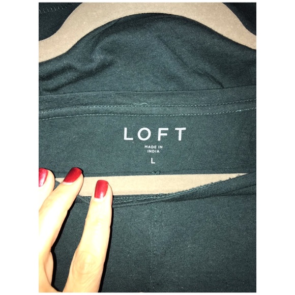 Loft Slit Tunic Tee - Midnight Malachit - Picture 3 of 5